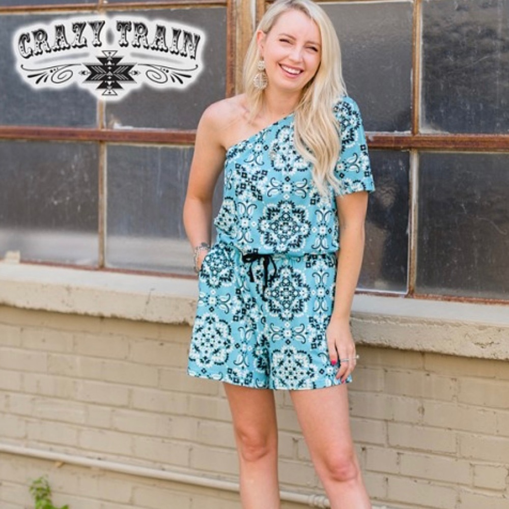 Crazy Train Groovy Romper
